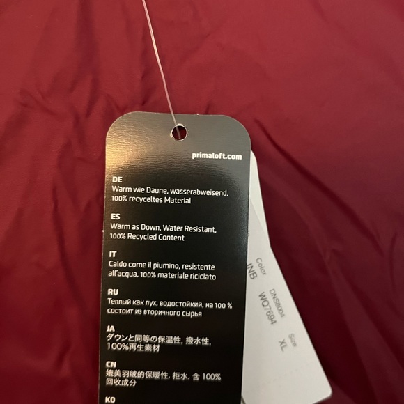 NWT Jcrew Colorblock Puffer with Primaloft XL - Picture 9 of 9